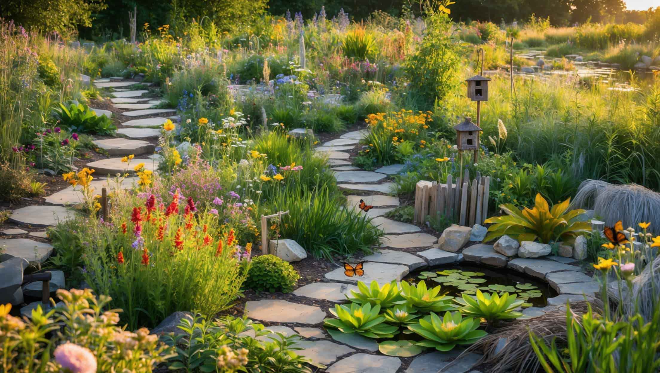 10 kreative Naturgarten Ideen für ein blühendes Paradies
