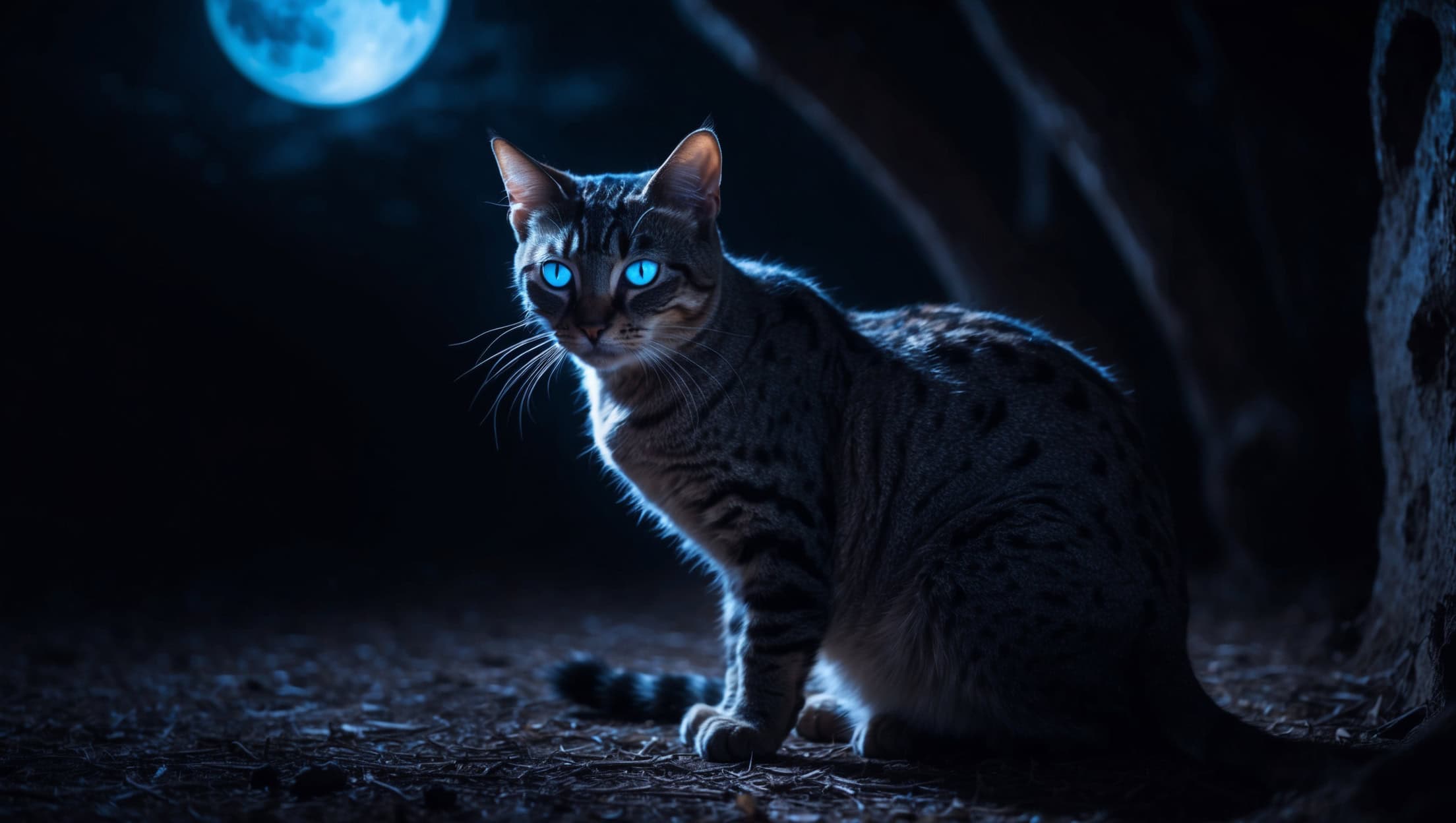 Nächtliche Geheimnisse: Warum Katzen in der Dunkelheit ihre wahre Farbe zeigen